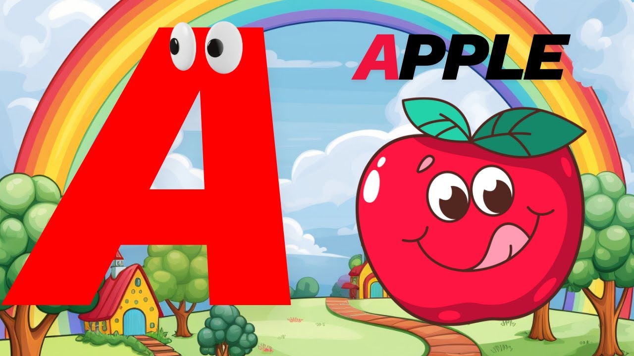 एबीसीडी | ABC | A FOR APPLE | B FOR BALL | ALBHABETS | KIDS RHYMES #aforapple