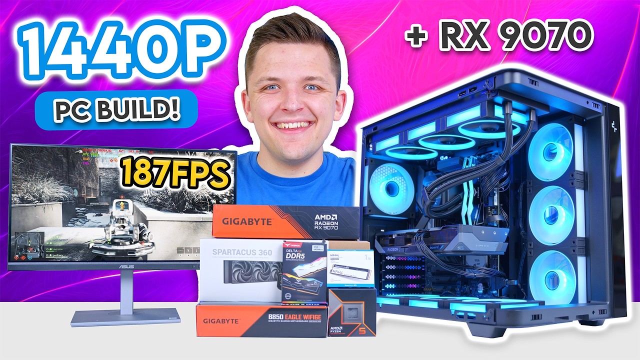 BEST 1440p Gaming PC Build Right Now! 🙌 [Full Build Guide w/ Benchmarks]