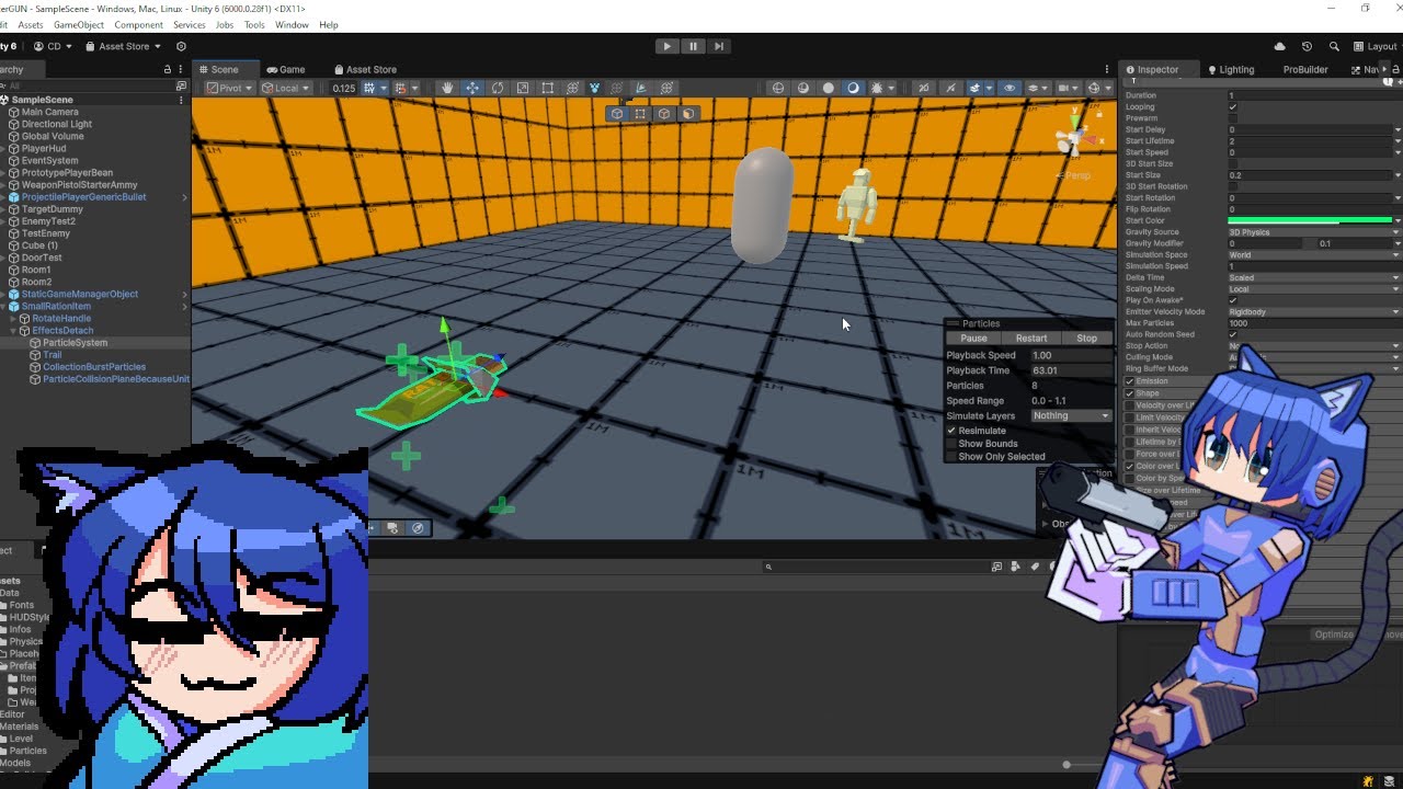 Working? On a Sunday? What's wrong with you? [Gamedev: Toaster GUN]