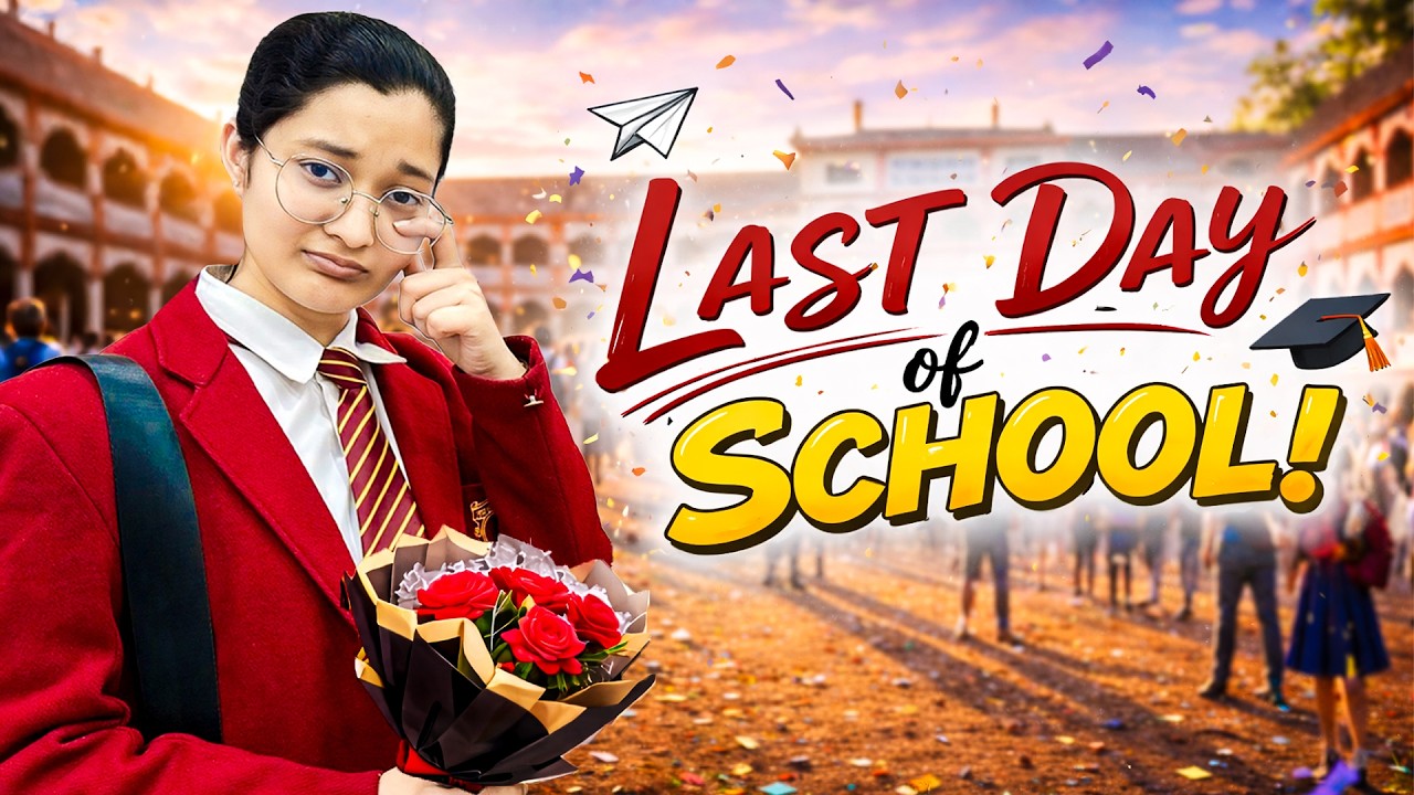 LAST DAY OF SCHOOL! 🏫💔 | Jinni Ka Last Exam… Emotional Moment With Mummy 😭❤️| Cute Sisters