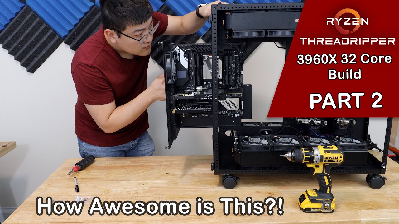 AMD Threadripper 3960X Build Part 2 - Motherboard In!