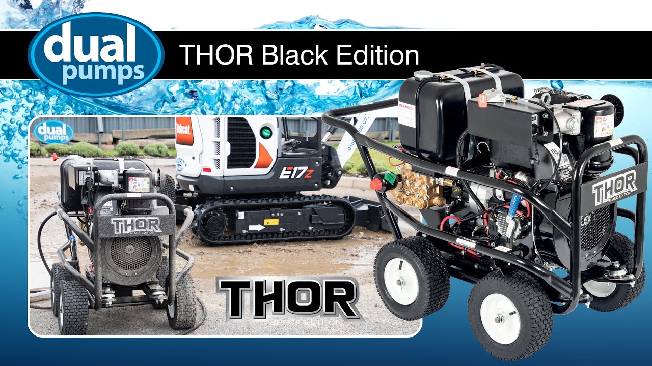 THOR Black Edition Pressure Washer from Dual Pumps Ltd