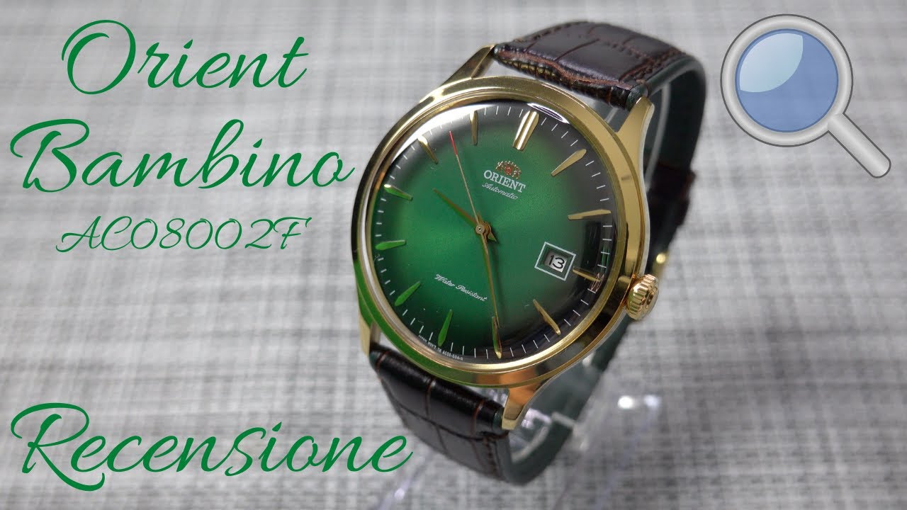 Orient Bambino AC08002F Verde - Dress watch automatico, economico e di qualità - Recensione