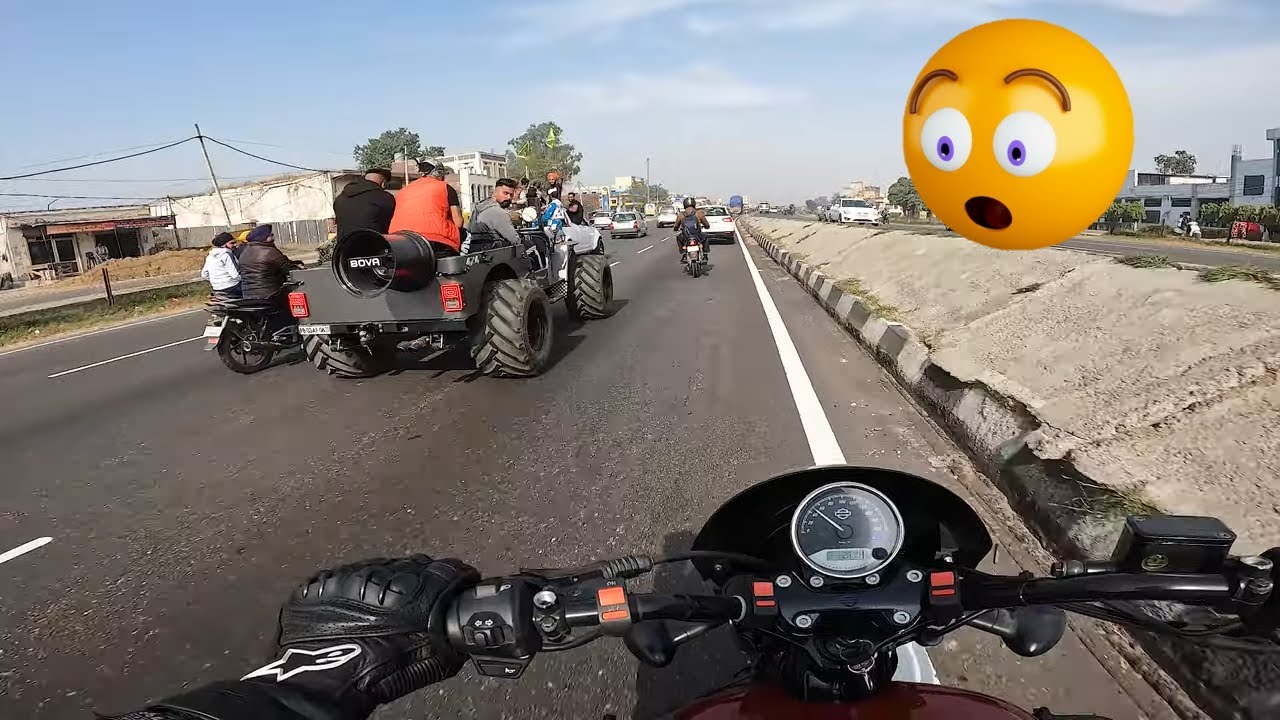 Kisan welcome bike ride khoo wale 😯 jatt life  |  cruiser bike  | kawasakhi ninja race