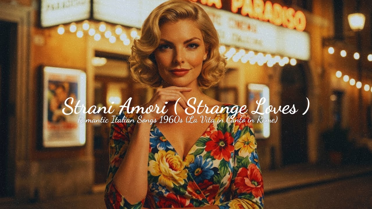 Strani Amori ( Strange Loves ) 🎞️   Romantic Italian Songs 1960s (La Vita in Canto in Rome)