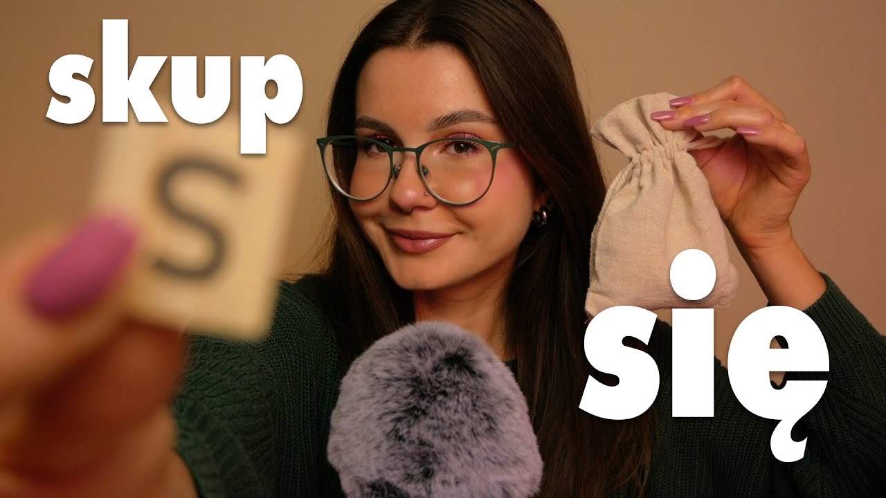 ASMR PO POLSKU 💞 skup się i wykonuj moje polecenia - z zamkniętymi oczami 😴 follow my instructions