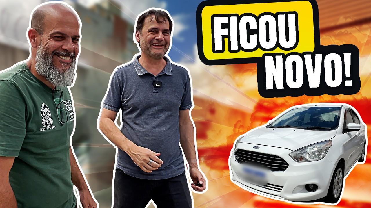 💰QUANTO CUSTOU A FUNILARIA DO FORD KA? Pintamos 10 peças e o resultado surpreendeu!
