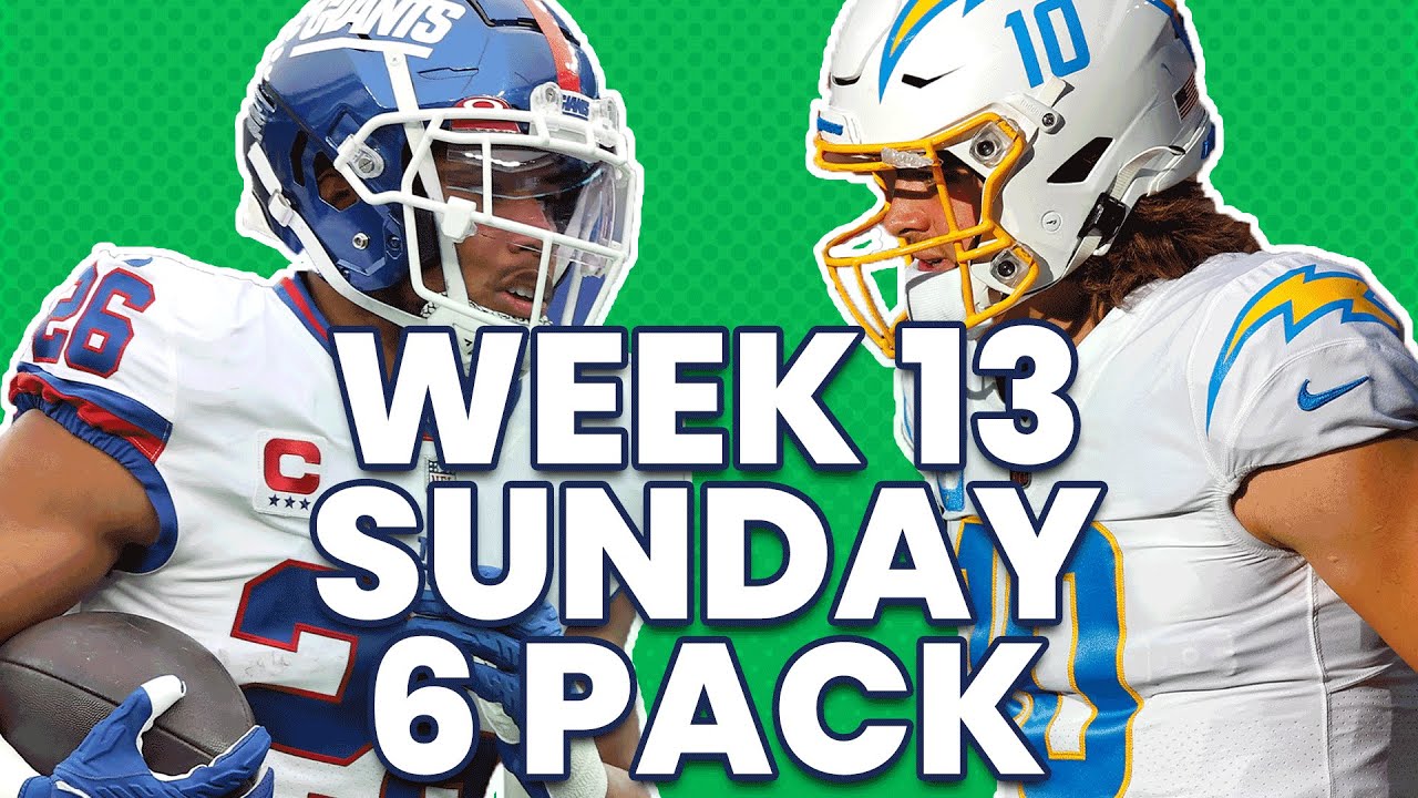 NFL Week 13 Expert Picks | Sunday 6 Pack
