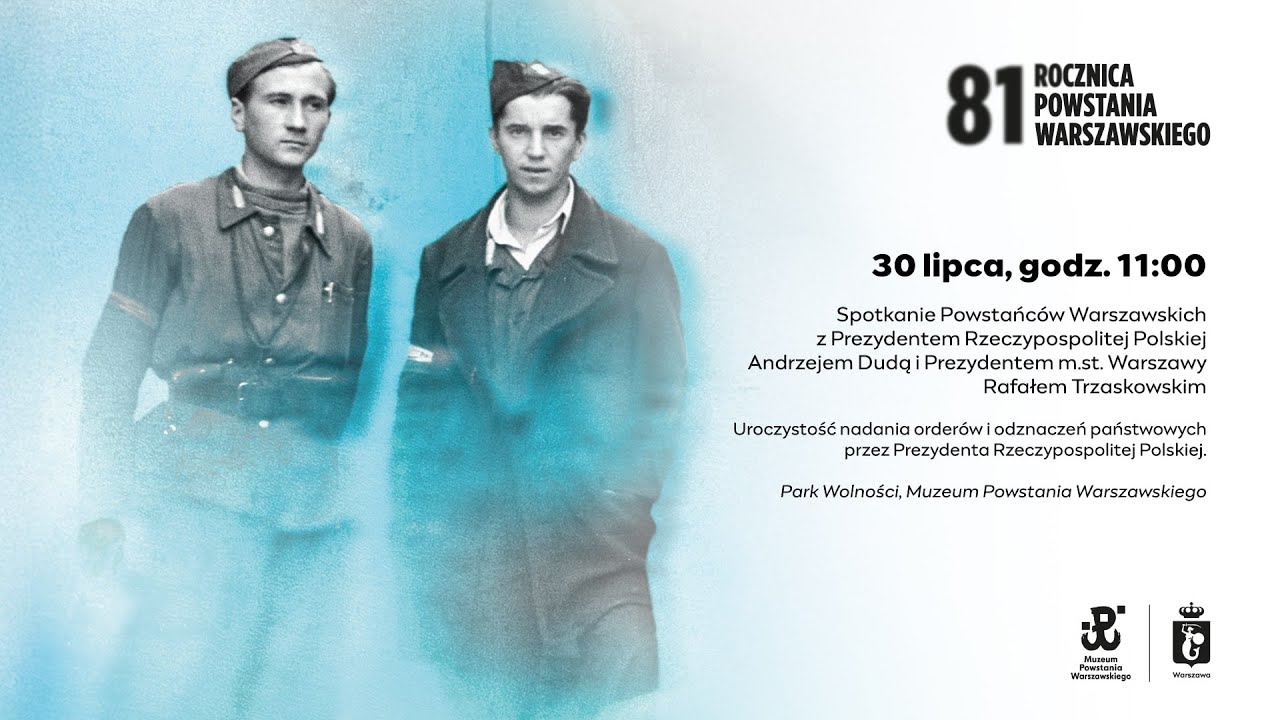 Spotkanie Powstańców Warszawskich z Prezydentem RP A. Dudą i Prezydentem Warszawy R. Trzaskowskim