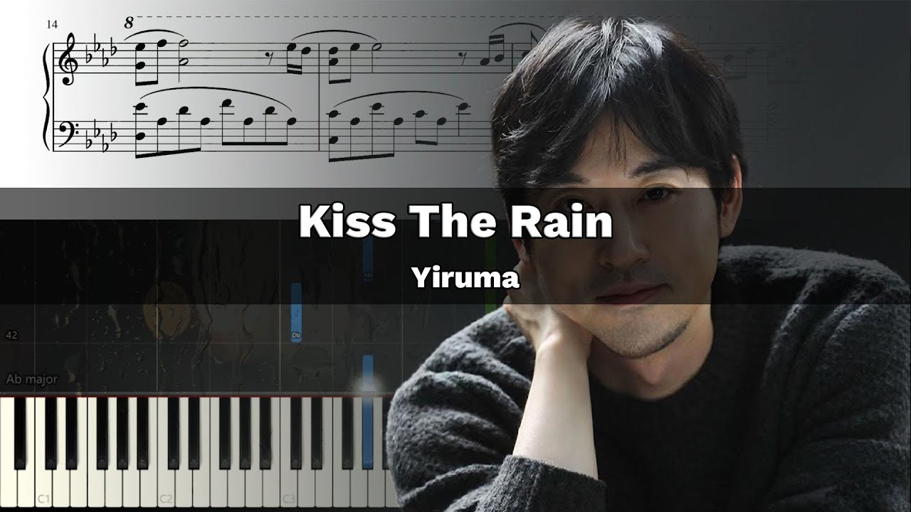 Kiss The Rain - Yiruma | Piano Tutorial With Sheet Music VanDT