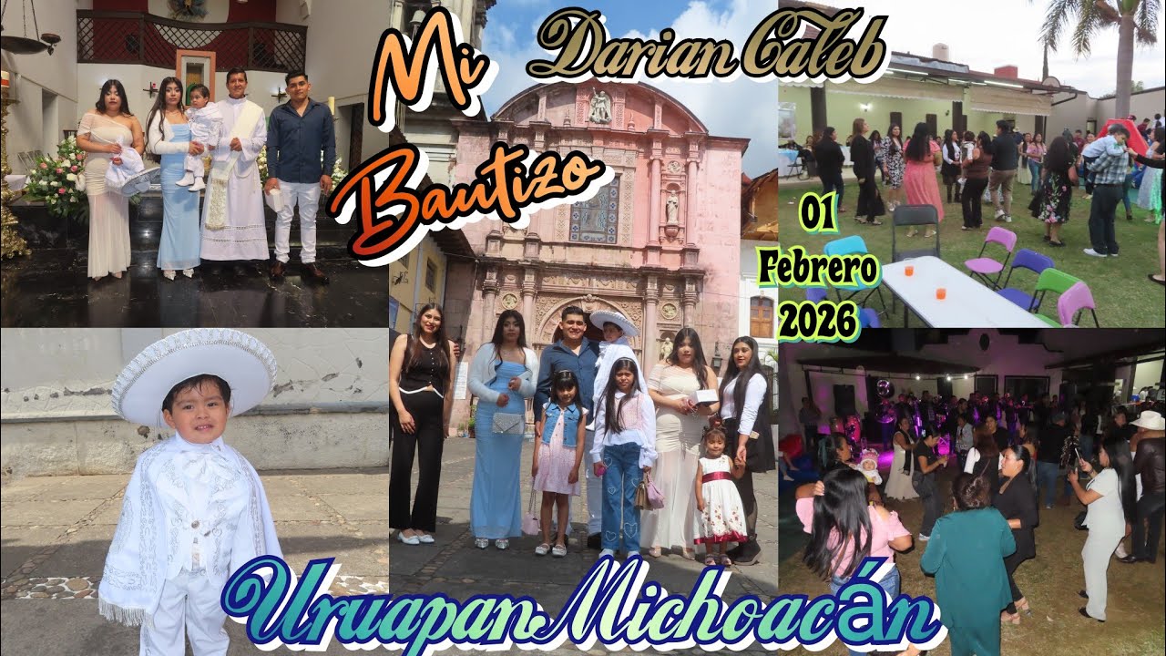 Mi bautizo derian caleb en uruapan michoacán y jaracuaro 🙏🎇📸