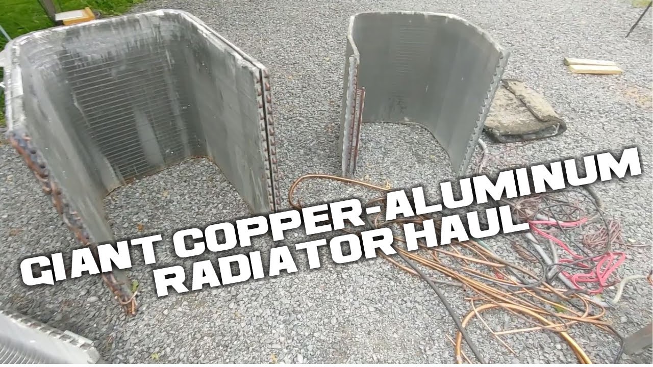 Copper and aluminum-rads metal recycling, reselling parts, and more! VLOG