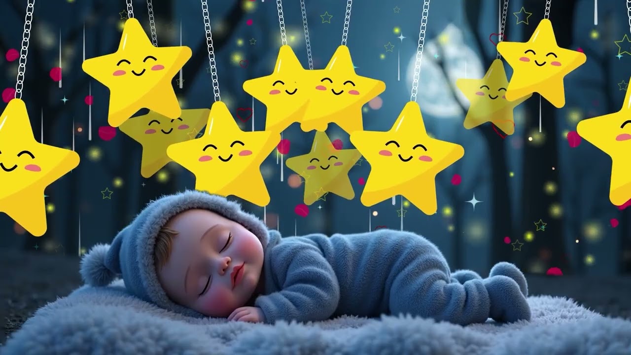 Baby Sleep Music ♫ Overcome Insomnia ♫ Sleep Instantly Within 3 Minutes ♥ Mozart Brahms Lullaby