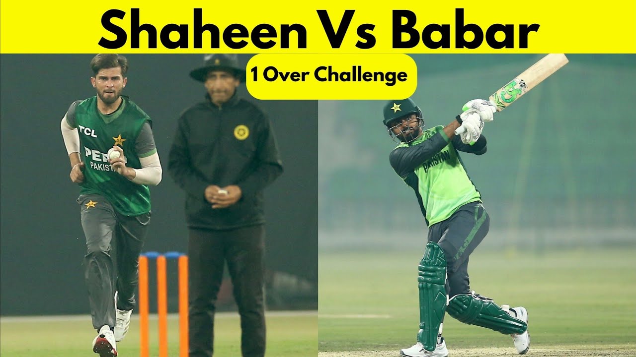 Babar Azam Vs Shaheen Shah Afridi | 1 Over Challenge | Big Sixes