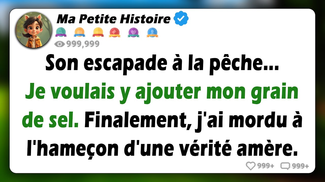 J'ai décidé de surprendre mon mari milliardaire lors de sa partie de pêche. Mais quand je suis...
