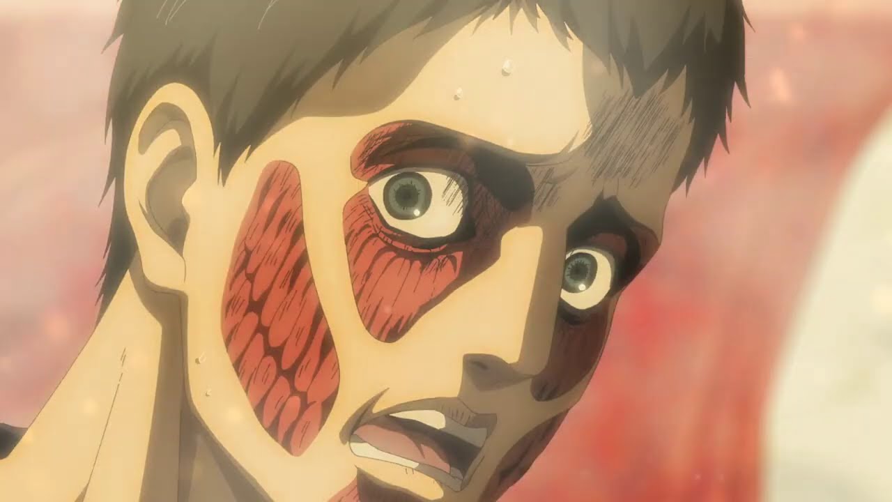 Reiner and Bertholdt attack the wall | Attack on Titan Season 4