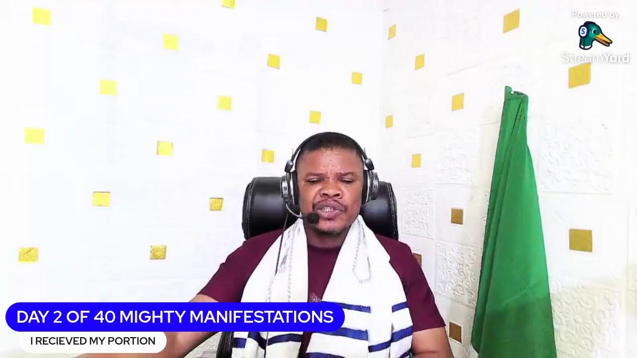 DAY 2 OF 40 MIGHTY MANIFESTATIONS || SPFA APOSTLE STEPHEN. SEAL|| MORNING SESSION