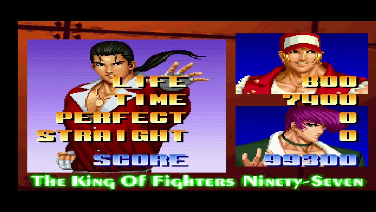 3# partida Kof 97' (Nível V) #thekof #aetherxs2 #ps2 1080p