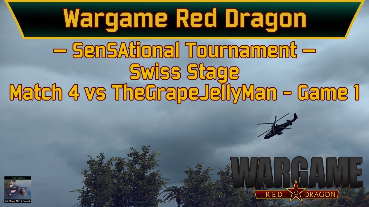 Wargame: Red Dragon - SenSAtional Tournament - Match 4 vs TheGrapeJellyMan - Game 1 - USSR vs BD