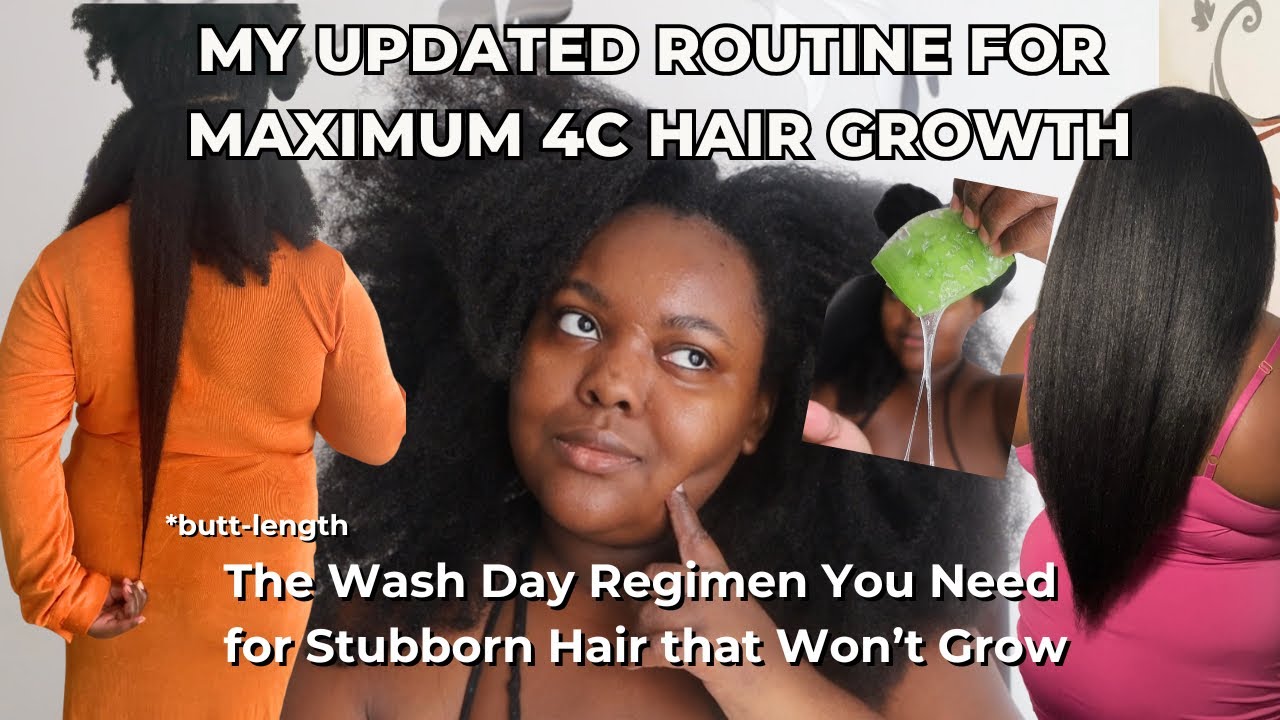 MY UPDATED WASHDAY ROUTINE FOR MAXIMUM NATURAL HAIR GROWTH+LENGTH RETENTION|HOW TO GROW LONG 4C HAIR