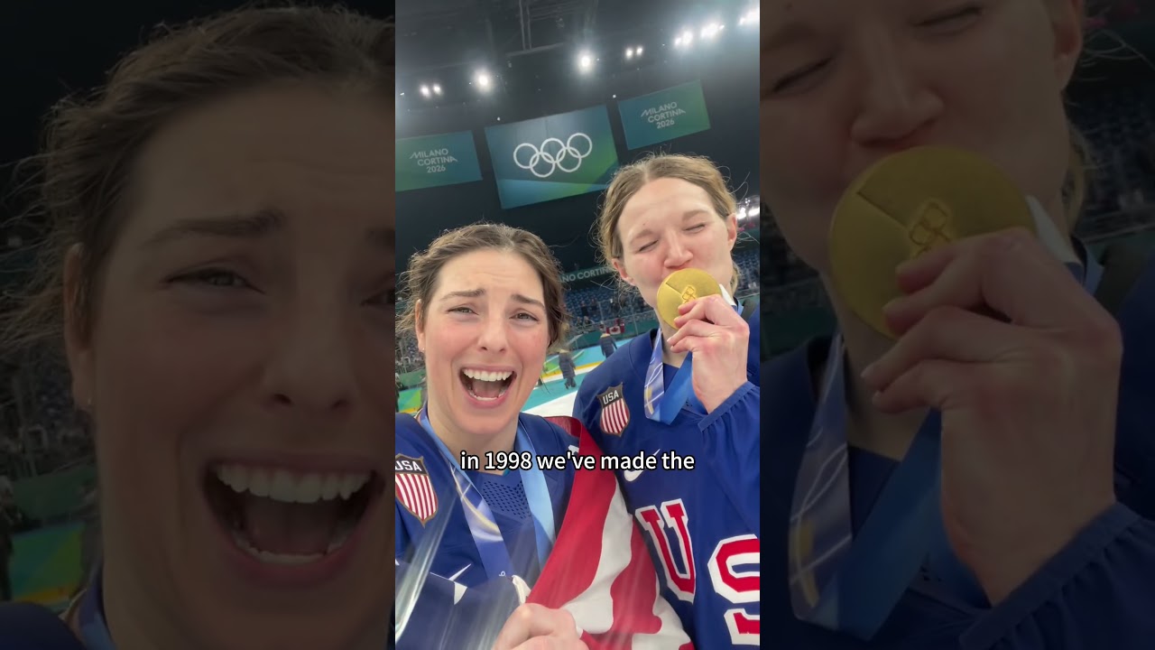 Hilary Knight said she feels ashamed of the men&rsquo;s ice hockey team.#shorts #olympics #icehockey