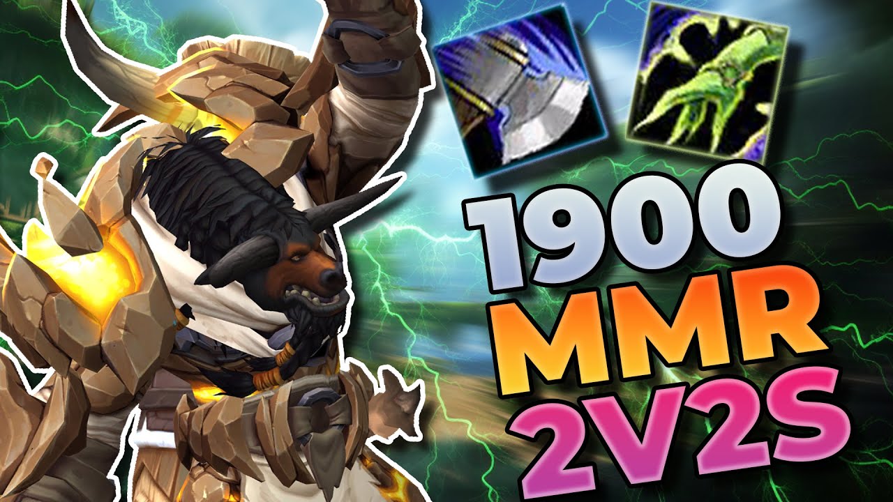 Restoration Shaman 2v2 Arenas - 1900 MMR w/ Arms Warrior - World of Warcraft Dragonflight