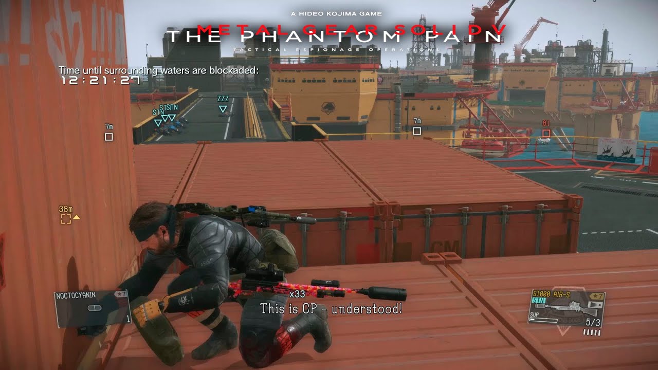 Проникновение на ПБ 【7】 Кража 85 000+ ресурсов, платформа Ур.54 — Metal Gear Solid V: Phantom Pain