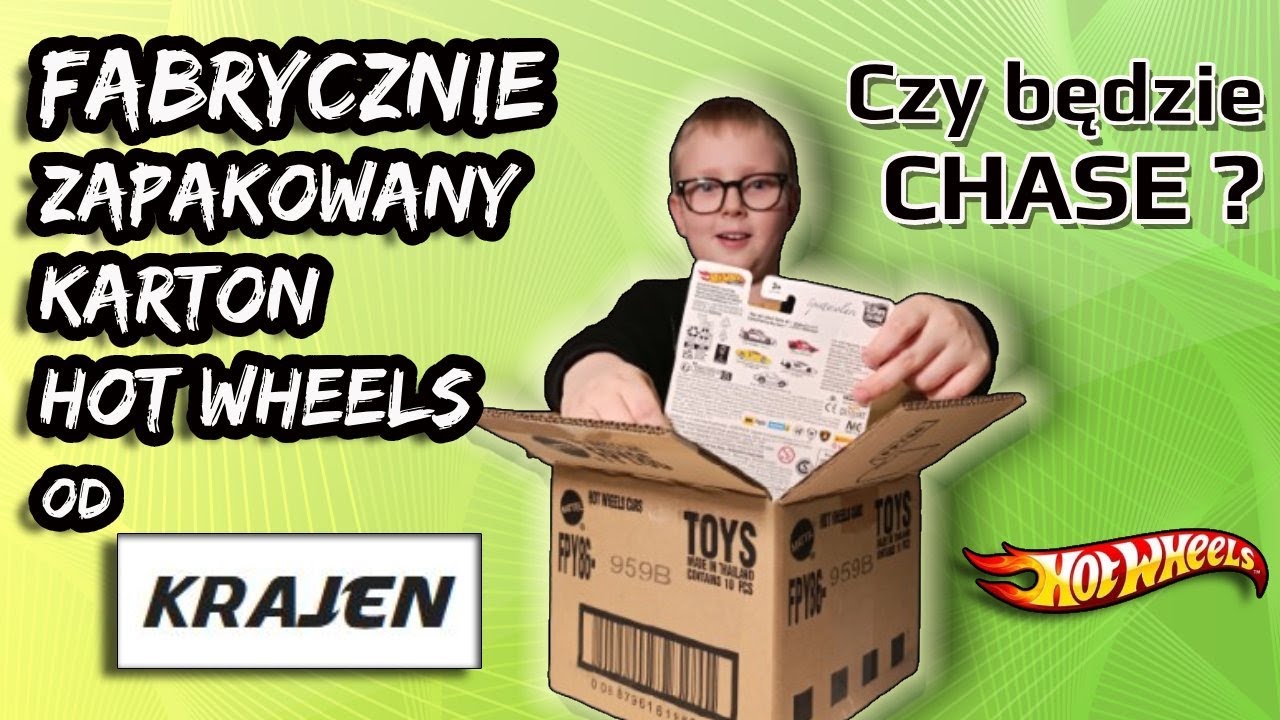 Fabrycznie nowy karton Hot Wheels od Krajena | Unboxing