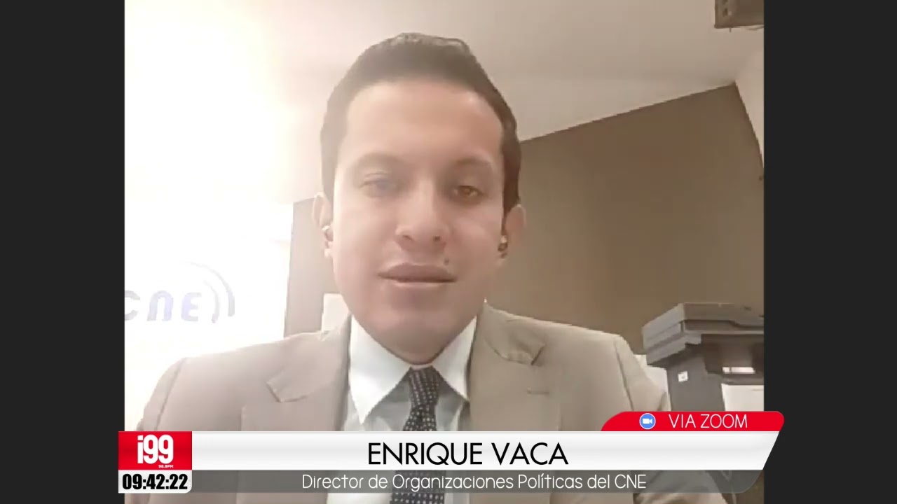 Enrique Vaca - Director de Organizaciones Políticas del CNE - 21 06 23