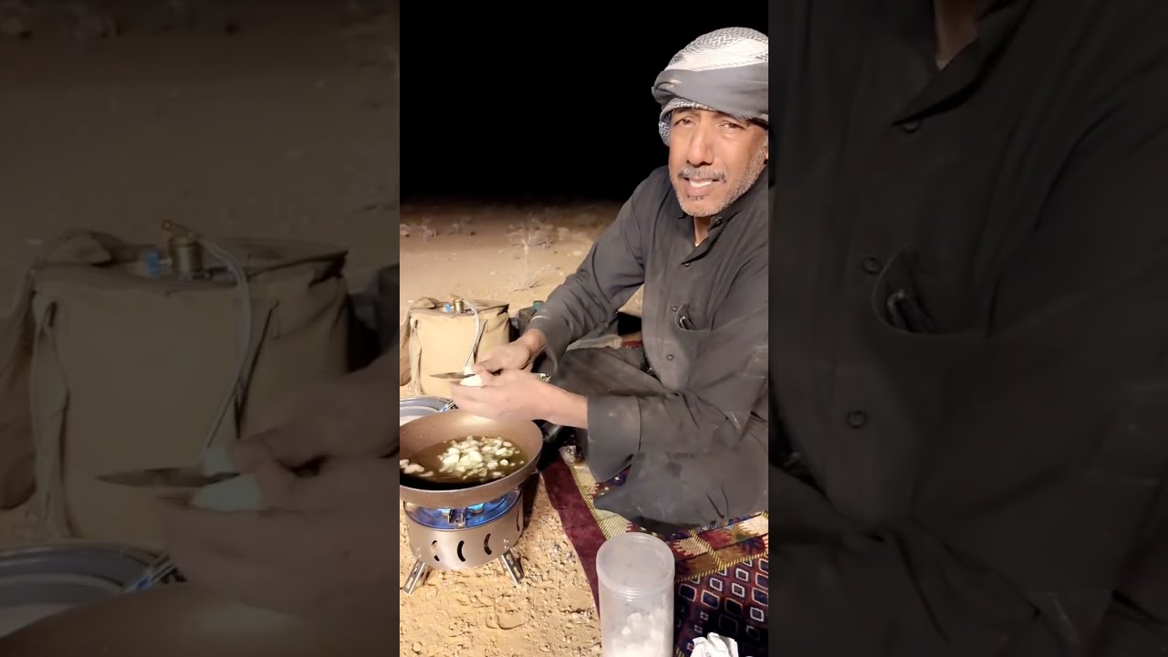 فول وحمص في الباديه السوريه مقناص  ابو سعد 🇰🇼  😜