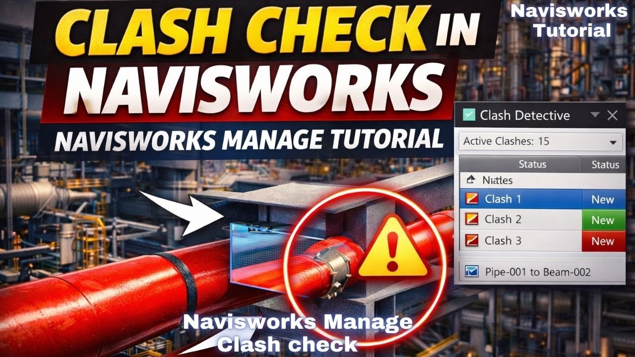 Как выполнить проверку на конфликты в Navisworks Manage | Объяснение обнаружения конфликтов
