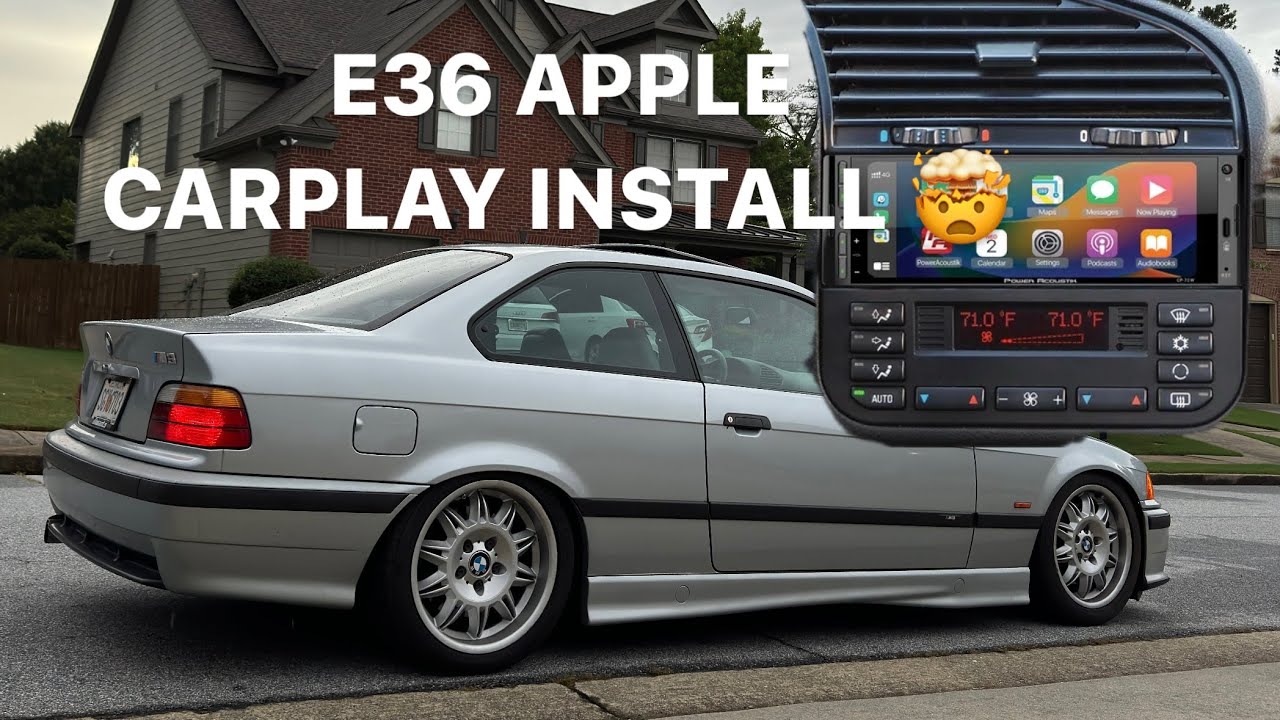 E36 Apple Carplay Install Perfect Fitment!