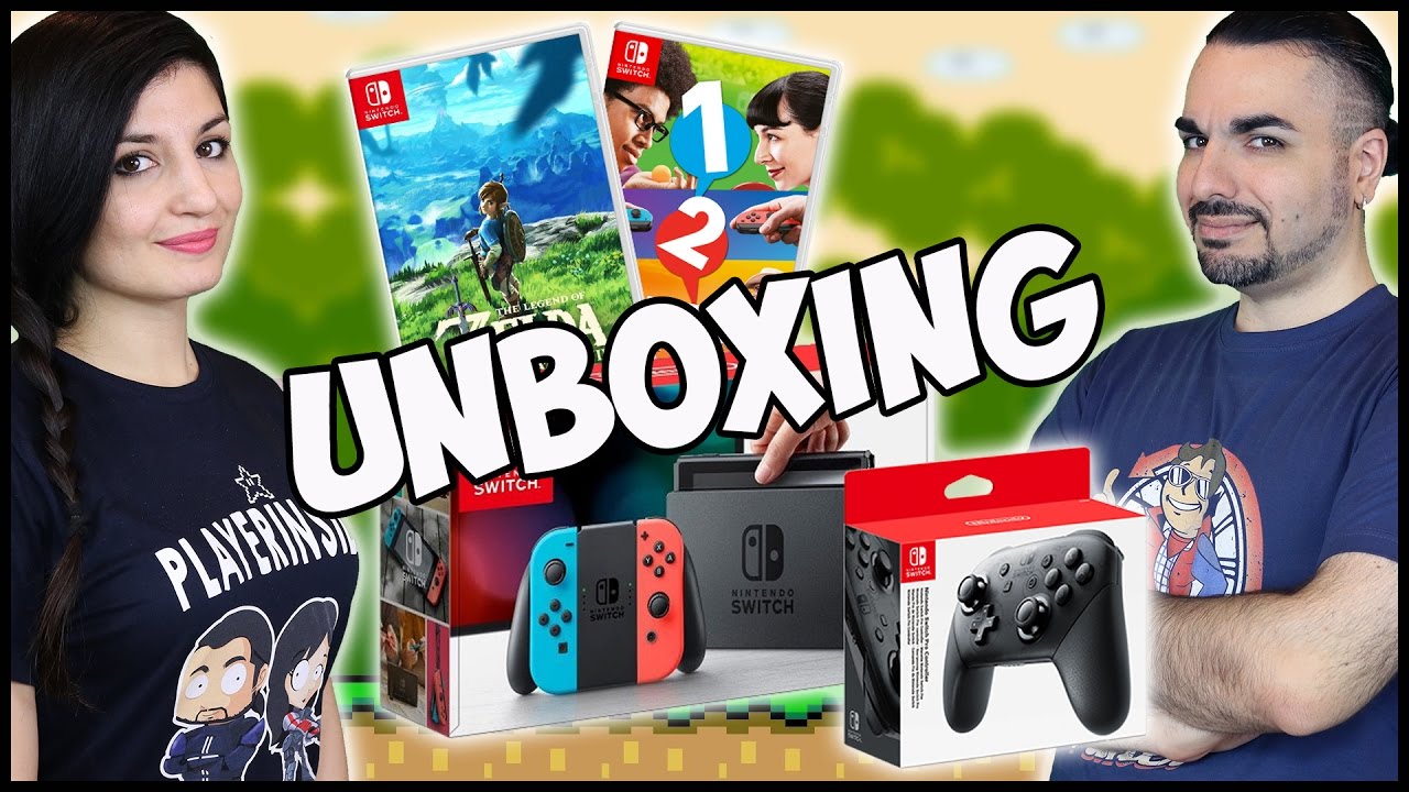 ECCO NINTENDO SWITCH! IL NOSTRO UNBOXING/RECENSIONE + PRIMA ACCENSIONE!