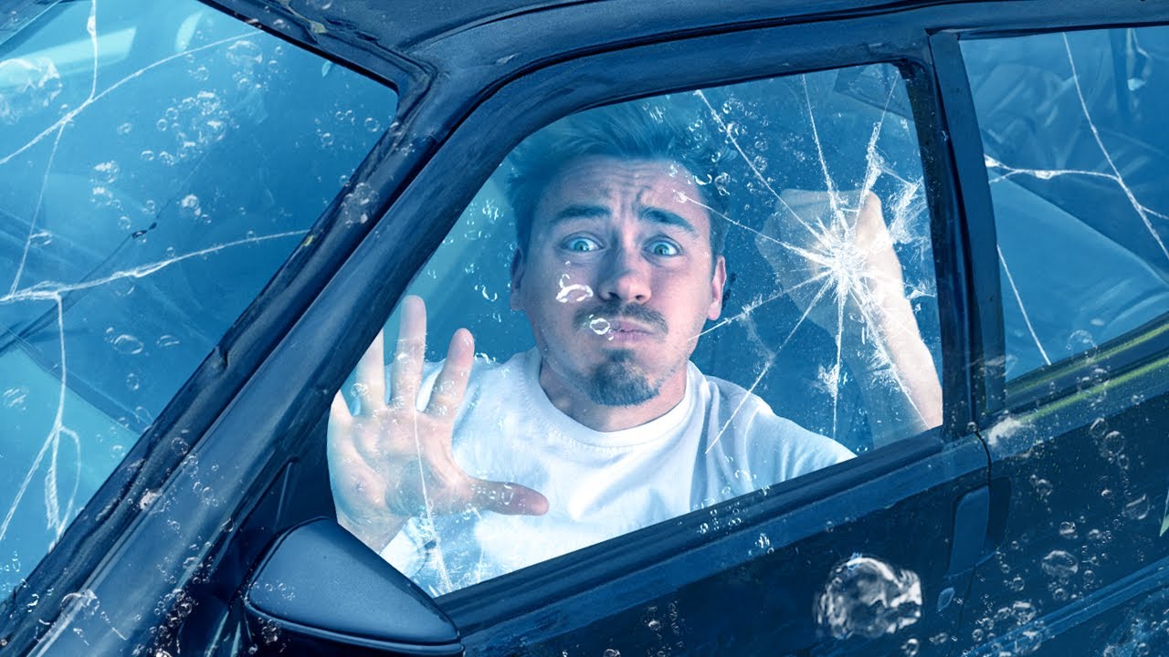 Survivre dans une voiture qui coule dans un lac (expérience IRL)