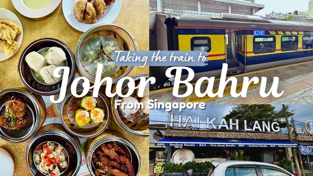Train to JB from SG🚆 | JB Day Trip for Food & Shopping | Hai Kah Lang, AEON Dato Onn, Ming Ang