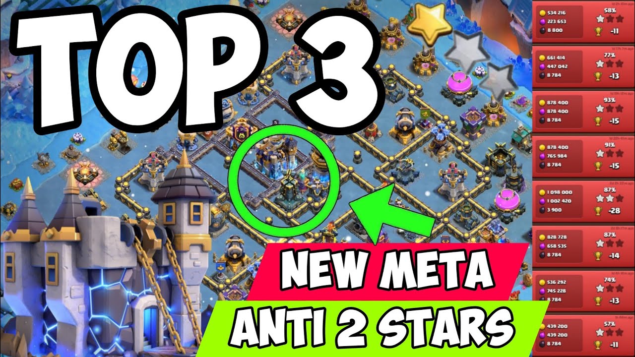 New* Top 3 TH18 War & Legend League Bases | Anti 2 Star & Anti 3 Star | Base Links Included