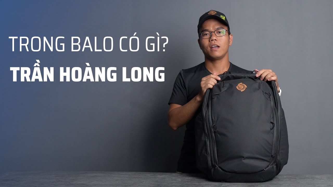 Trong balo mod Trần Hoàng Long có gì