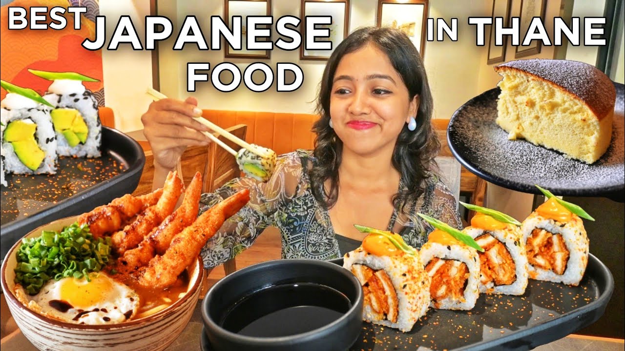 BEST JAPANESE FOOD IN THANE 😍🎋 | Sushi, Ramen, Katsu, Gyoza dumplings & Cheese cake | Anagha Mirgal