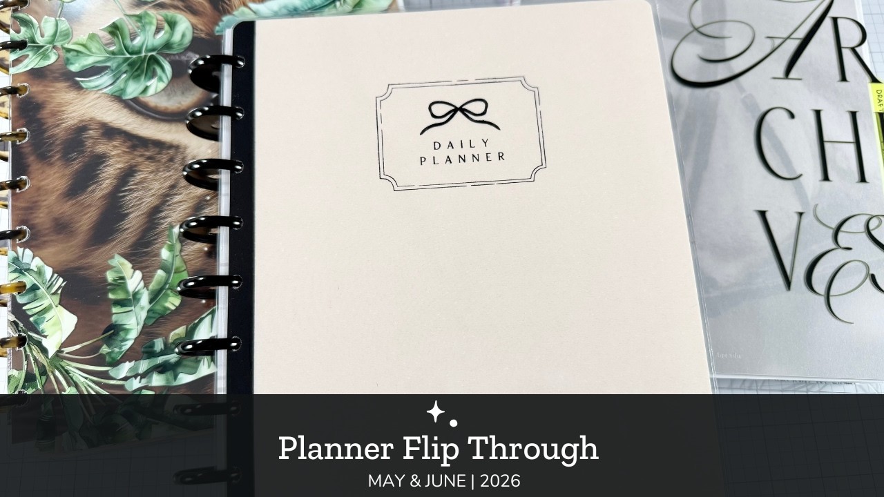 ОБЗОР ПЛАНЕРА | Настройка моего классического ежедневника Happy Planner за май и июнь