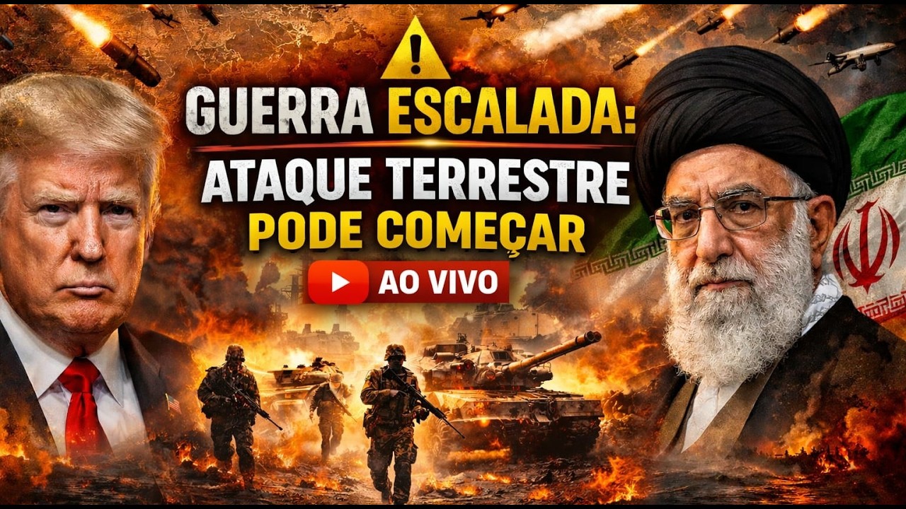 AO VIVO: Guerra Irã x Israel pode virar INVASÃO TERRESTRE | Escalada militar