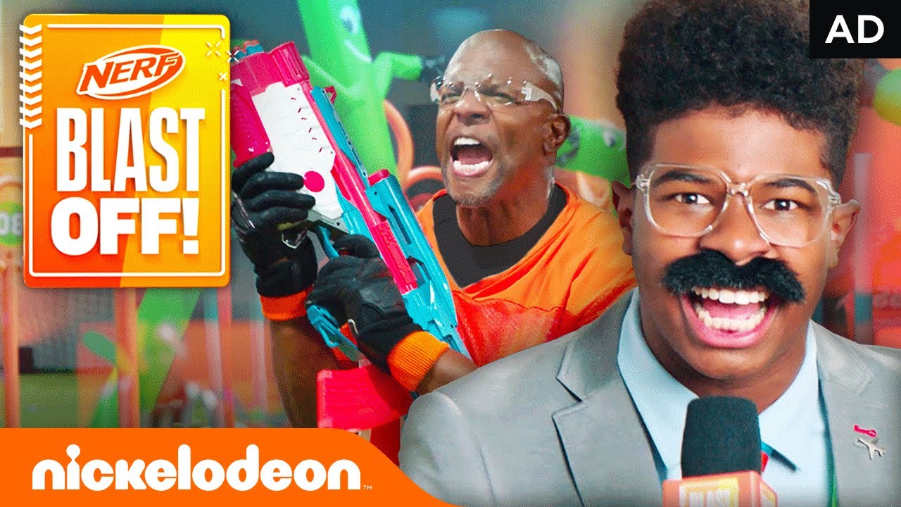 Isaiah Crews vs. Terry Crews: Shake & Shimmy CHALLENGE! | BLAST OFF! The Ultimate NERF Competition