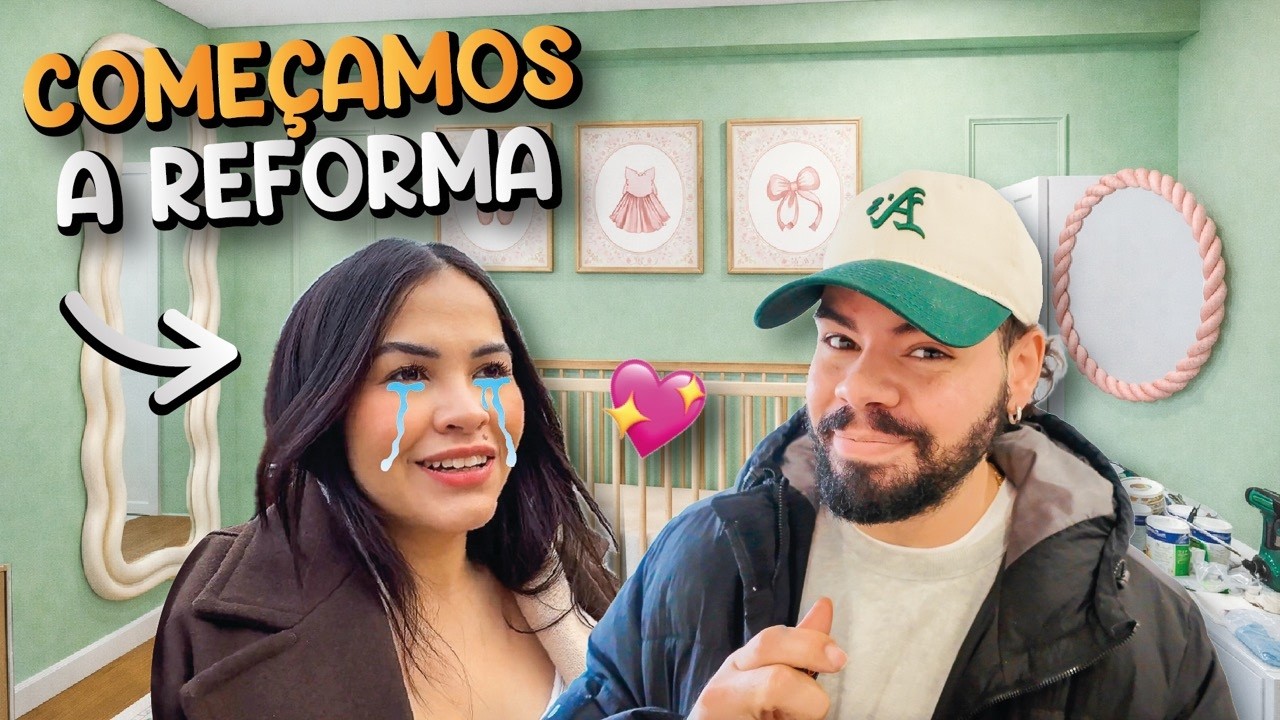 COME&Ccedil;AMOS O QUARTO DA OL&Iacute;VIA&hellip; E DEU MEDO 😰😱