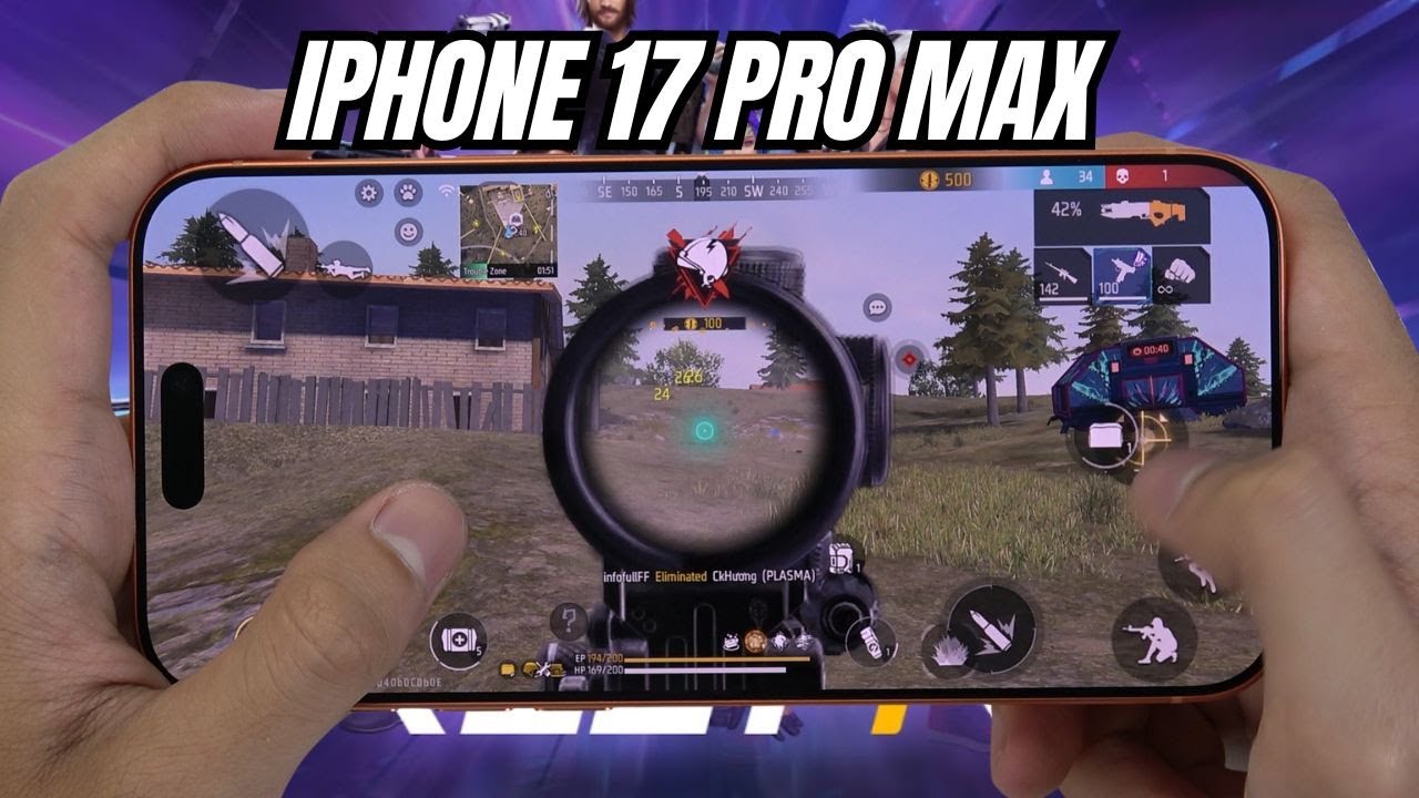 iPhone 17 Pro Max test game Free Fire Mobile | Apple A19 Pro