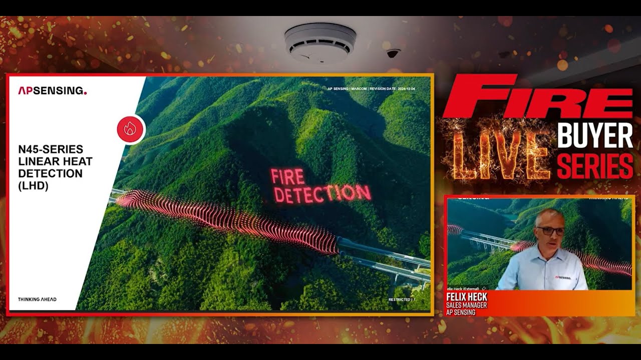 Redefining Fire Safety: Felix Heck Explains Fiber Optic Linear Heat Detection.