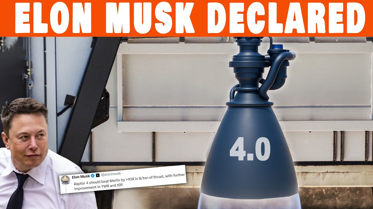 Это просто потрясающе! Илон Маск представил масштабную модернизацию Starship Raptor V4, шокировав...