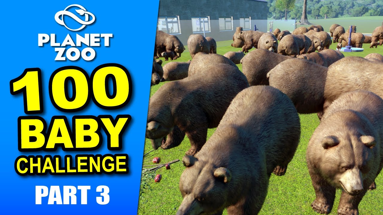 100 BABY CHALLENGE | Planet Zoo | Ep 3