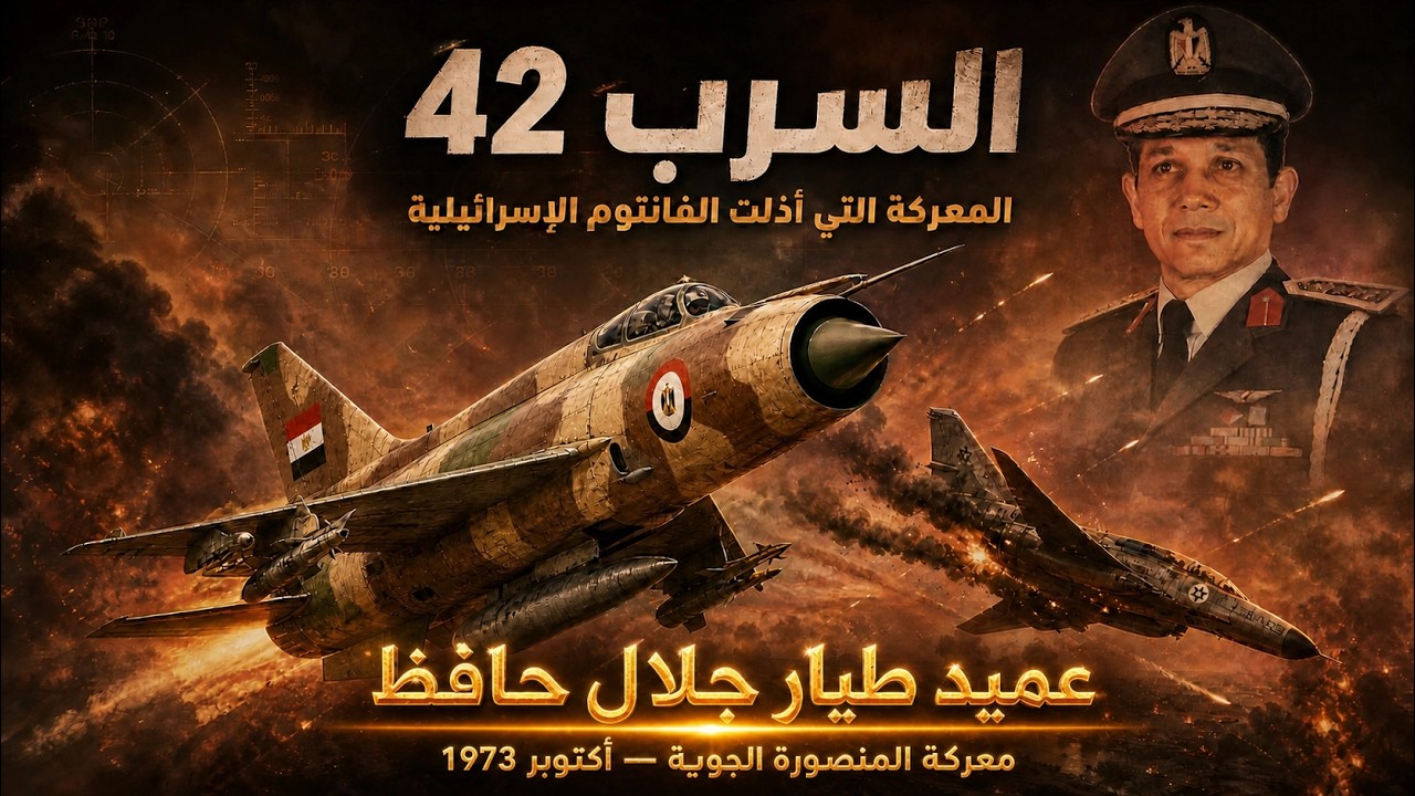 نسر السرب 42 الحاصل علي نجمة الشرف العسكرية - العميد طيار دكتور مقاتل جلال حافظ - قتال بلا توقف