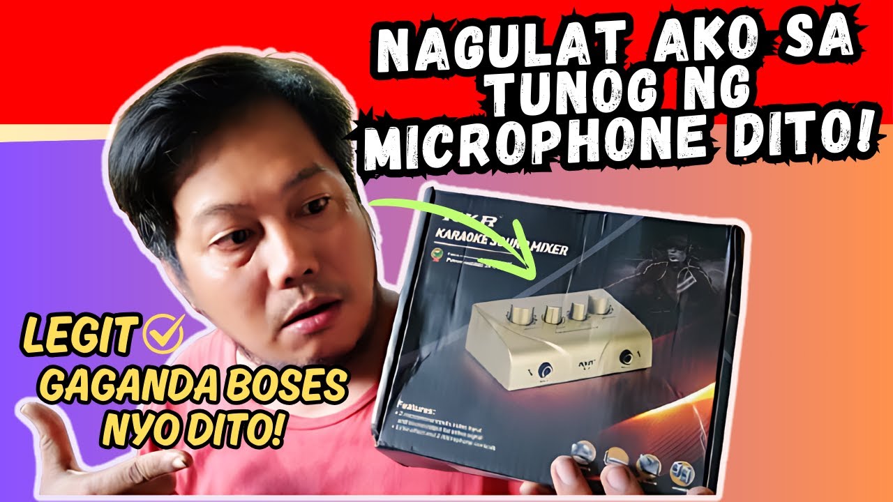 Karaoke Echo Mixer Portable Dual Mic Inputs For Amplifier |  Unboxing Connection Tutorial and Review