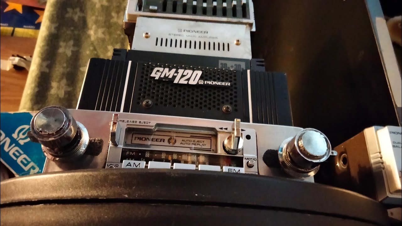 CAR STEREO RADIO VINTAGE - PIONEER KPH-9000 GM120 GM40 GM41A CD9 CD606 TS-165 COMPONENTS SERIES😁🖖