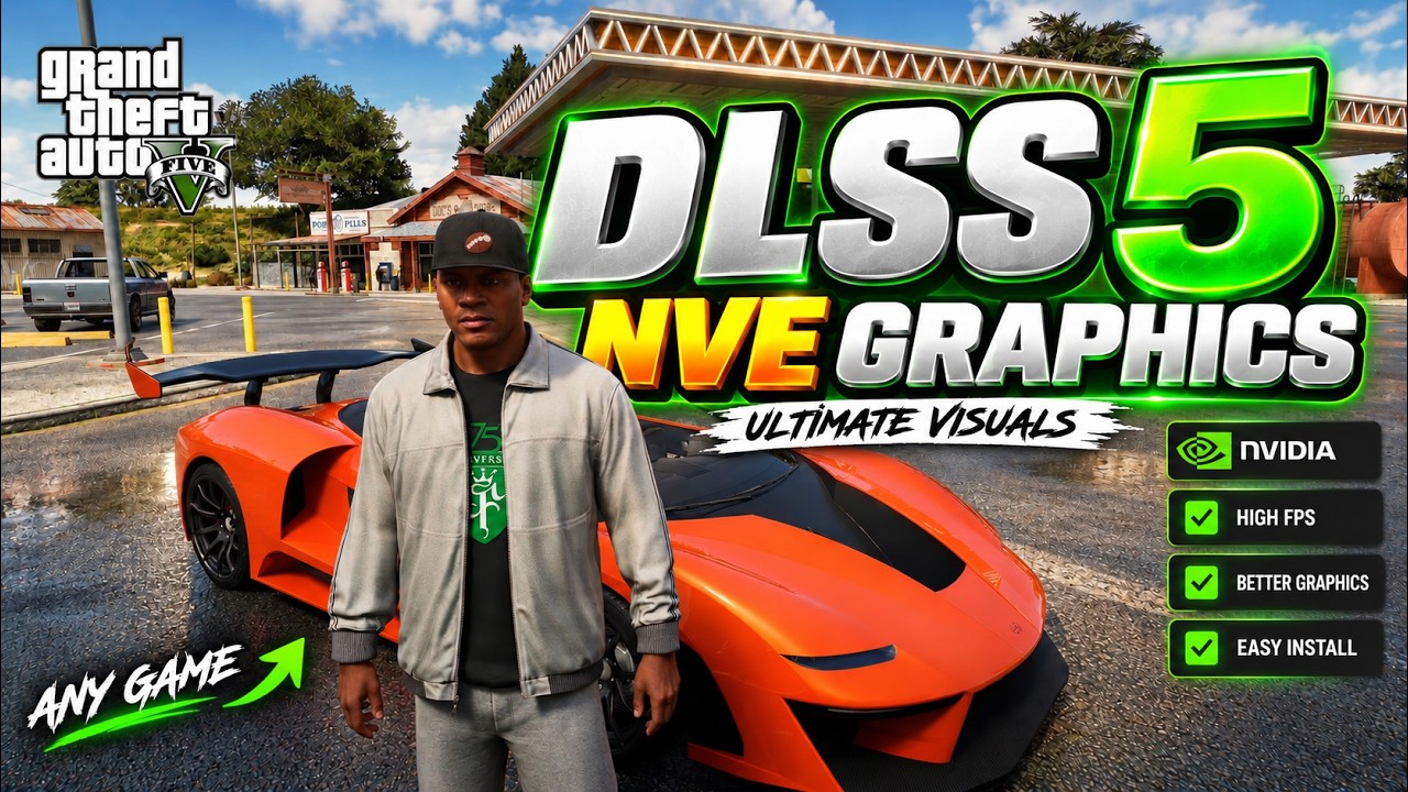 DLSS 5 + grafika NVE w GTA 5 | Pełny poradnik instalacji